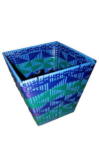 Caned Plastic Dustbin