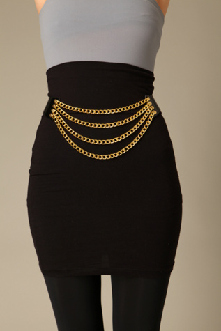 Free People Eva Chain Belt :  waist belt leather belt chain belt free people