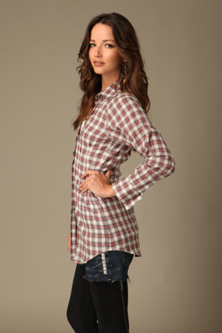 Coral Plaid