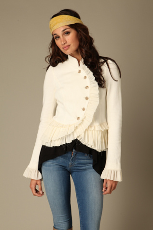 Military Ruffle Jacket