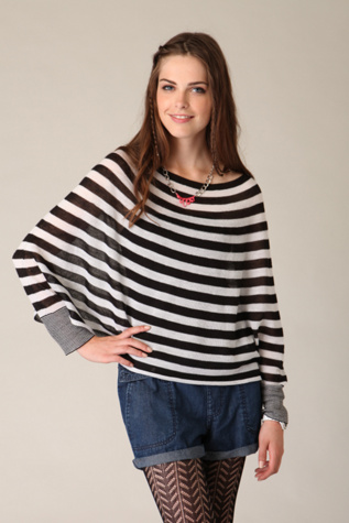 Stripe Roundabout Sweater