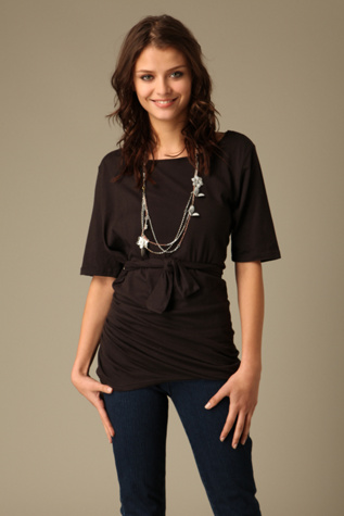 Cinnamon Blossom Tie Top