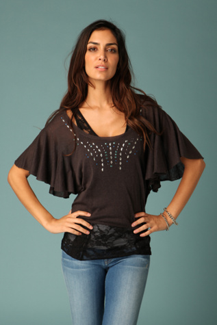 Embellished Flutter Sweater