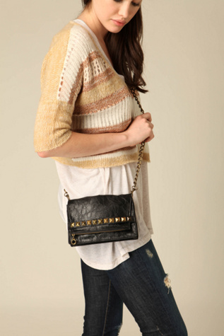 Studded Crossbody Clutch Purse