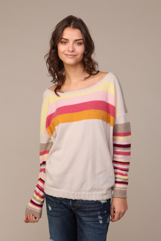 We The Free Cashmere Stripe Pullover
