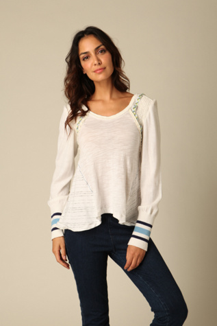 Ribbon And Lace Top