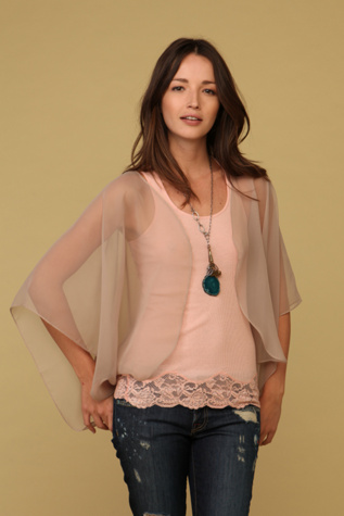 Kimono Sheer Jacket