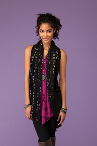 Sequin Snap Wrap