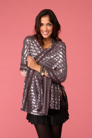 Sequin Snap Wrap