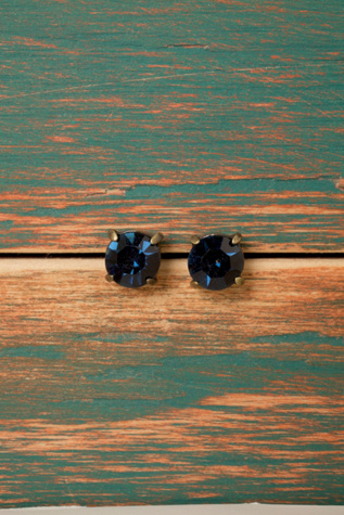 Small Rhinestone Stud Earrings
