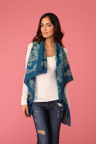 Bandana Print Teal