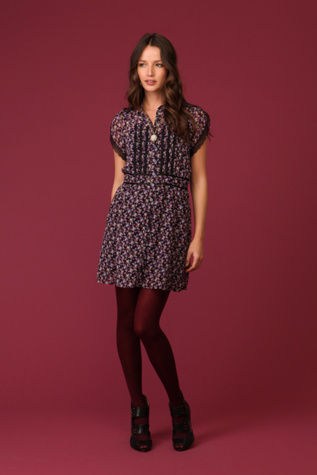 Purple Ditsy
