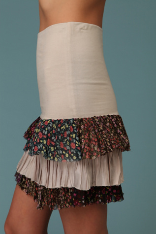 Ditsy Ruffled Layers Skirt