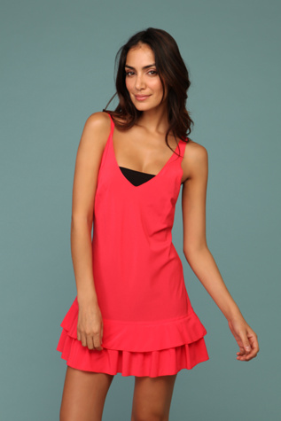 Neon Ruffle Slip