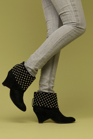 Nail Head Cuff Bootie