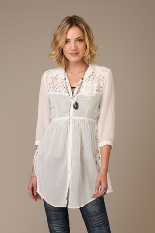 Button Up Lace Dress