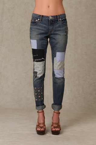 FP Slouch Patch Boyfriend Jean