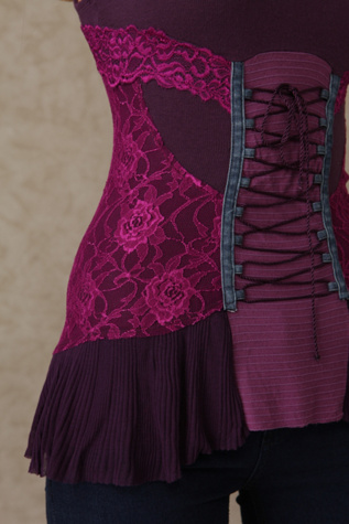 Pieced Together Corset Tank