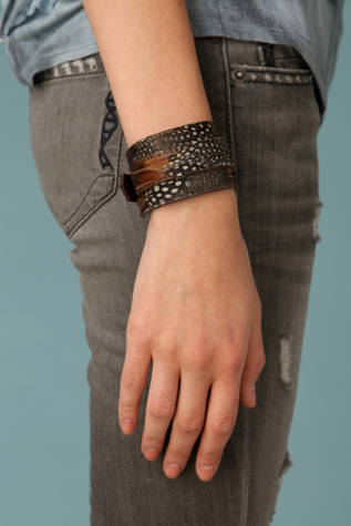 Feather Buckle Wrap Cuff