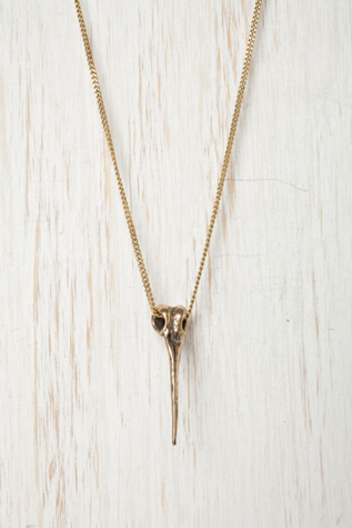 Jessica Seaton Gold Hummingbird Necklace