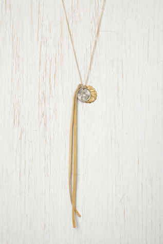 Leaf Coin Chain Necklace