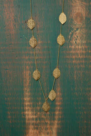 Long Leaf Layer Necklace