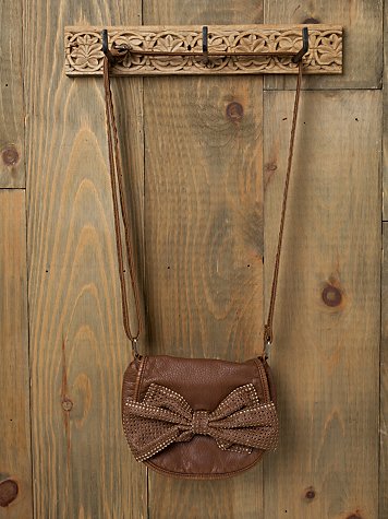 Perforated Bow Crossbody