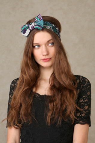 Teal Paisley