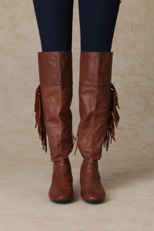 Tessa Fringe Tall Boot