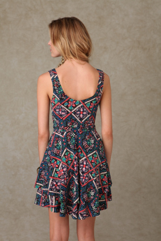 Printed Knit Dress