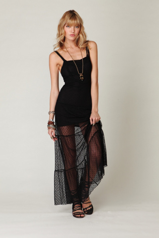 Point D'Esprit Maxi Slip