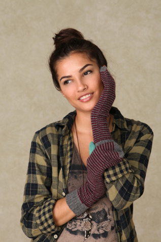 Stripe Mittens