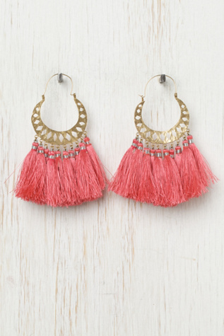 Setting Sun Tassel Earring
