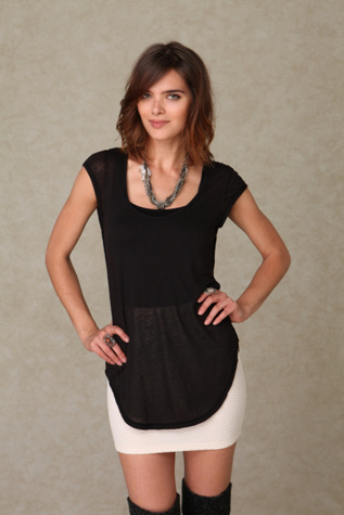 Textured Bodycon Skirt
