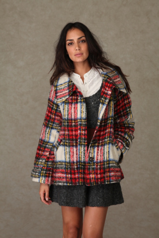 Perfectly Plaid Coat
