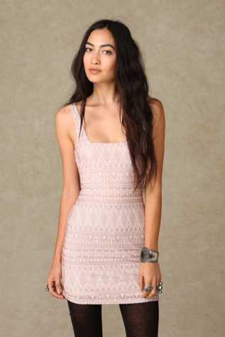 Patterned Diamonds Dress