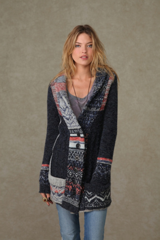 Scenes in Fairisle Cardigan