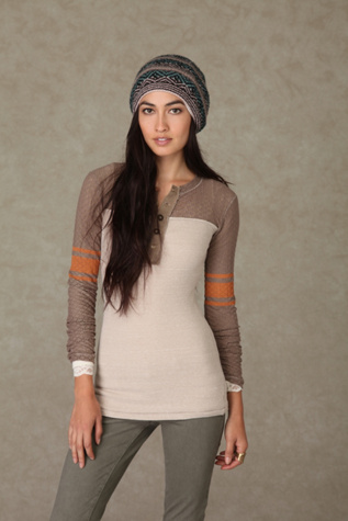We the Free Long Sleeve Lace Rocker Thermal