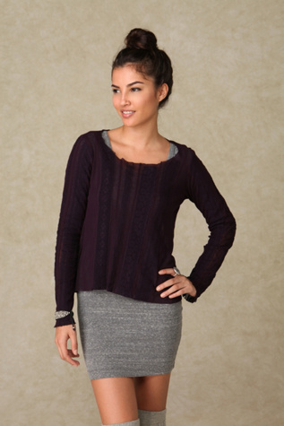 Collected Lace Mesh Top