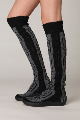 Gretta Over the Knee Slipper Sock