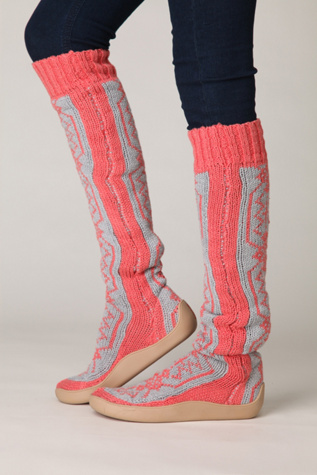 Gretta Over the Knee Slipper Sock