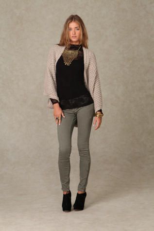 Blank Knit Denim Skinny