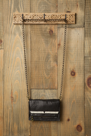 Whipstitch Crossbody Clutch
