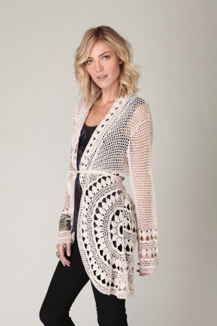 Rounded Up Crochet Cardigan