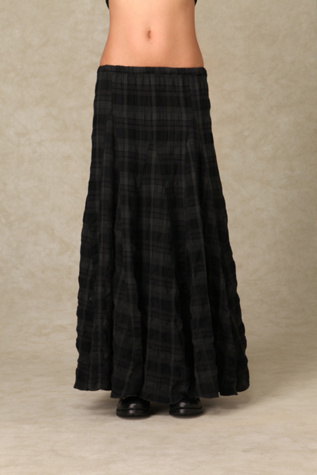 CP Shades Plaid Maxi Skirt