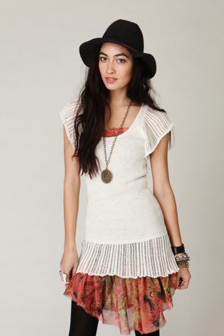 Fluttered Hems Tee