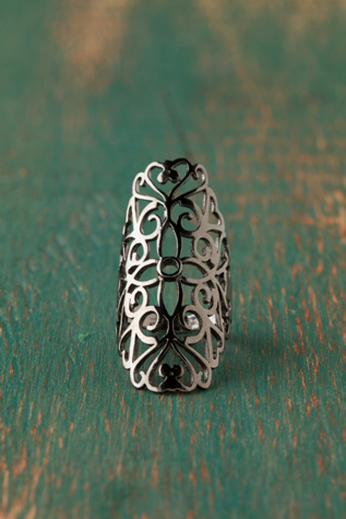 Long Filigree Ring