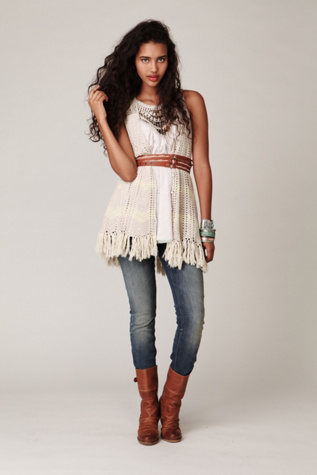 Crochet Fringe Vest