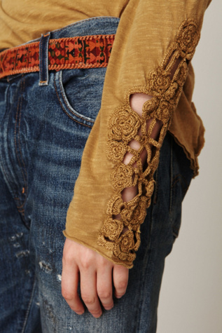 Crochet Cuff Henley