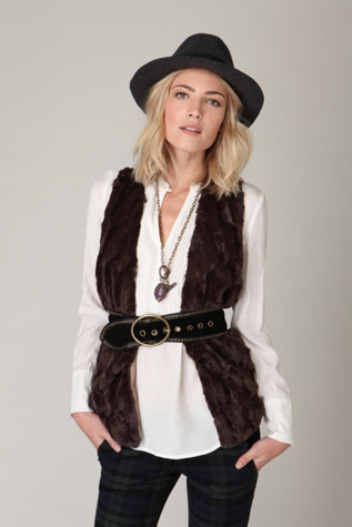 Battalion Faux Fur Vest
